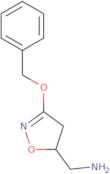 (3-(Benzyloxy)-4,5-dihydroisoxazol-5-yl)methanamine