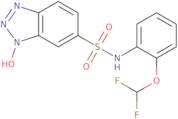 N-[2-(Difluoromethoxy)phenyl]-1-hydroxy-1H-1,2,3-benzotriazole-6-sulfonamide