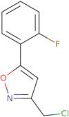 3-(Chloromethyl)-5-(2-fluorophenyl)-1,2-oxazole