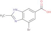 7-Bromo-2-methyl-1H-benzo[D]imidazole-5-carboxylic acid
