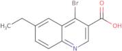 4-Bromo-6-ethylquinoline-3-carboxylic acid