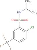 2-Chloro-N-(propan-2-yl)-5-(trifluoromethyl)benzene-1-sulfonamide