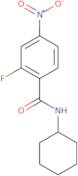 N-Cyclohexyl-2-fluoro-4-nitrobenzamide