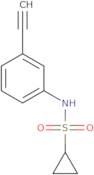 Cyclopropanesulfonic acid (3-ethynylphenyl)-amide