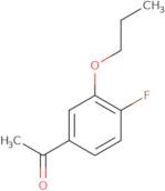 1-(4-Fluoro-3-propoxyphenyl)ethan-1-one