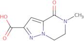 5-Methyl-4-oxo-4H,5H,6H,7H-pyrazolo[1,5-a]pyrazine-2-carboxylic acid