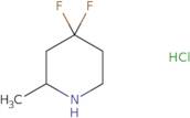 4,4-difluoro-2-methylpiperidine hcl