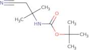 tert-butyl1-cyano-2-methylpropan-2-ylcarbamate