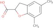 5,7-Dimethyl-2,3-dihydrobenzofuran-2-carboxylic acid