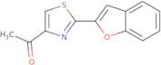 1-[2-(1-Benzofuran-2-yl)-1,3-thiazol-4-yl]ethan-1-one