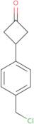 3-[4-(Chloromethyl)phenyl]cyclobutan-1-one