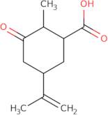 2-Methyl-3-oxo-5-prop-1-en-2-ylcyclohexane-1-carboxylic acid