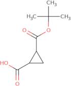 2-[(tert-Butoxy)carbonyl]cyclopropane-1-carboxylicacid