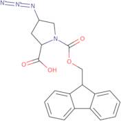 (2R,4R)-4-Azido-1-{[(9H-fluoren-9-yl)methoxy]carbonyl}pyrrolidine-2-carboxylic acid