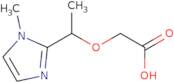 2-[1-(1-Methyl-1H-imidazol-2-yl)ethoxy]acetic acid