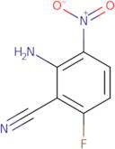 2-Amino-6-fluoro-3-nitrobenzonitrile