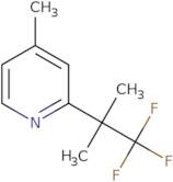 4-Methyl-2-(1,1,1-trifluoro-2-methylpropan-2-yl)pyridine