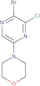 4-(5-Bromo-6-chloropyrazin-2-yl)morpholine