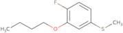 (3-Butoxy-4-fluorophenyl)(methyl)sulfane