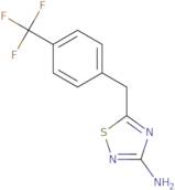 5-{[4-(Trifluoromethyl)phenyl]methyl}-1,2,4-thiadiazol-3-amine