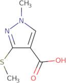 1-Methyl-3-(methylsulfanyl)-1H-pyrazole-4-carboxylic acid