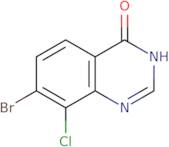 7-Bromo-8-chloroquinazolin-4(3H)-one