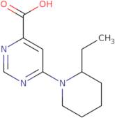 6-(2-Ethylpiperidin-1-yl)pyrimidine-4-carboxylic acid