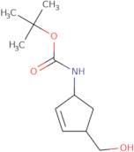 tert-Butyl N-[(1S,4R)-4-(hydroxymethyl)cyclopent-2-en-1-yl]carbamate