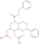 N-Benzyloxycarbonyl-4,6-o-phenylmethylene deoxynojirimycin diacetate