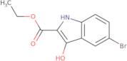 5-Bromo-3-hydroxy-1H-indole-2-carboxylic acid ethyl ester