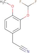 2-[3-(Difluoromethoxy)-4-methoxyphenyl]acetonitrile