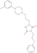 1-[3-[4-(3-Chlorophenyl)-1-piperazinyl]propyl]-4-(2-phenoxyethyl)-1,2,4-triazolidine-3,5-dione