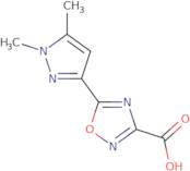 5-(1,5-Dimethyl-1H-pyrazol-3-yl)-1,2,4-oxadiazole-3-carboxylic acid