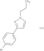 3-(4-Bromophenyl)-1-propylpyrazole HCl