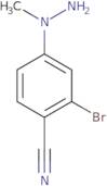 2-Bromo-4-(1-methylhydrazin-1-yl)benzonitrile