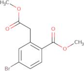 Methyl 4-bromo-2-(2-methoxy-2-oxoethyl)benzoate