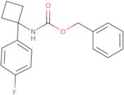 Benzyl N-[1-(4-fluorophenyl)cyclobutyl]carbamate