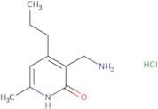 3-(aminomethyl)-6-methyl-4-propyl-1,2-dihydropyridin-2-one hydrochloride