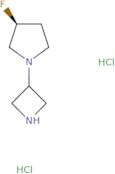 (3R)-1-(Azetidin-3-yl)-3-fluoropyrrolidine diHCl ee