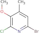 6-Bromo-2-chloro-3-methoxy-4-methylpyridine