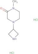 4-(Azetidin-3-yl)-1-methylpiperazin-2-one dihydrochloride