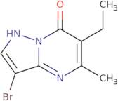 3-Bromo-6-ethyl-5-methyl-4H,7H-pyrazolo[1,5-a]pyrimidin-7-one