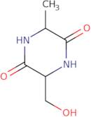 (3S,6R)-3-(Hydroxymethyl)-6-methylpiperazine-2,5-dione