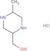 ((2R,5R)-5-Methylpiperazin-2-yl)methanol hydrochloride