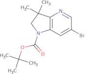 tert-butyl 6-bromo-3,3-dimethyl-2,3-dihydro-1H-pyrrolo[3,2-b]pyridine-1-carboxylate