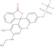 3'-(Ethylamino)-2'-methyl-3-oxo-3H-spiro[isobenzofuran-1,9'-xanthen]-6'-yl trifluoromethanesulfona…