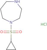 1-(Cyclopropanesulfonyl)-1,4-diazepane hydrochloride