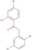 1-(4-bromo-2-hydroxyphenyl)-2-(2,5-dibromophenyl)ethanone