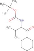 tert-Butyl N-(1-cyclohexyl-3-methyl-1-oxobutan-2-yl)carbamate