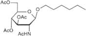 Hexyl 2-acetamido-3,4,6-tri-O-acetyl-2-deoxy-b-D-glucopyranoside